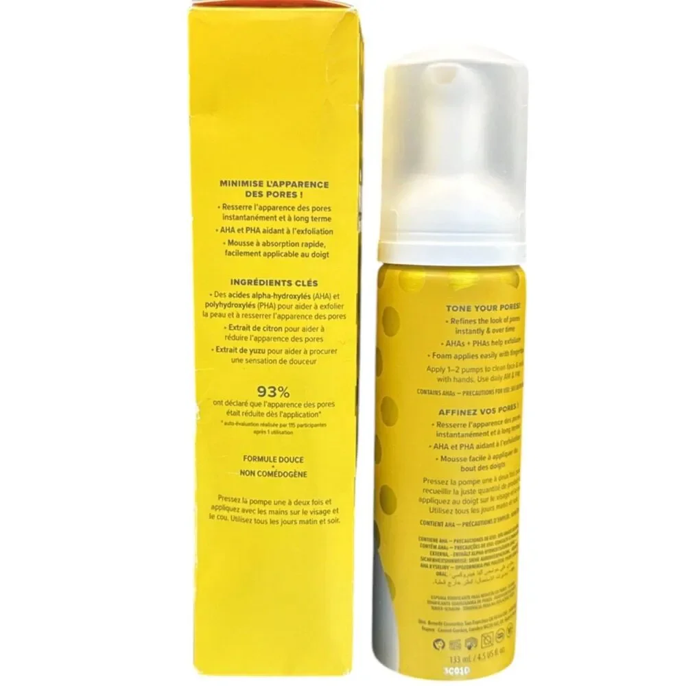Benefit The Porefessional Tight N Toned Pore Refining Aha+Pha Toning Foam 4.5 Oz